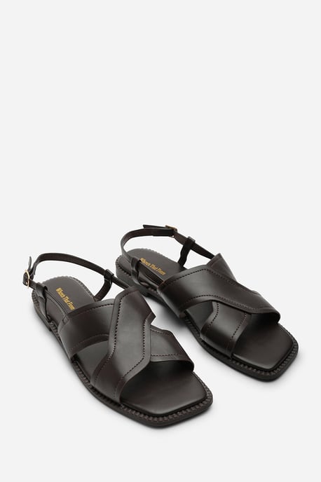 Where's That From Cavina Square Toe Slingback Sandals - Image 5