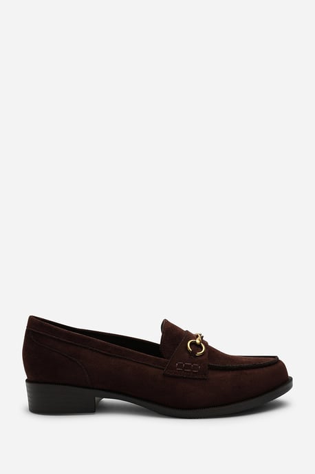 Where's That From Maelynn Round Toe Single Metal Bar Loafers - Image 1