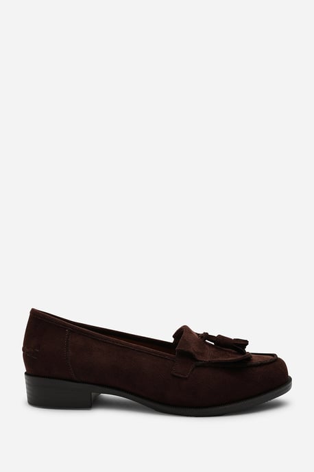 Where's That From Avani Flatform Slip On Loafers Shoes With Tassel - Image 2