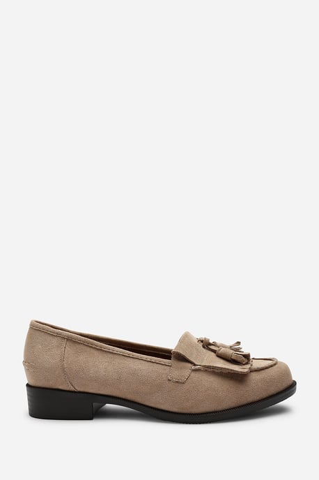 Where's That From Avani Flatform Slip On Loafers Shoes With Tassel - Image 3