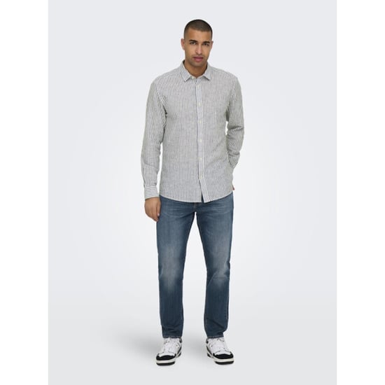Only & Sons Onscaiden life ls stripe linen dessin - Image 2