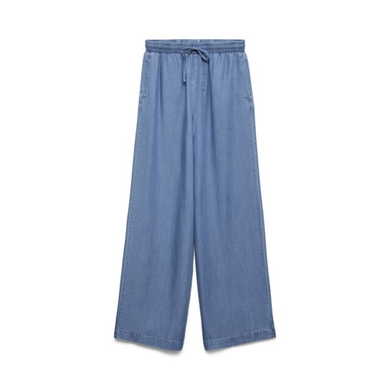 Vero Moda Vmbree hw long loose tencel pants ga blue denim - Image 1