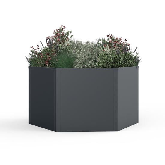 Westmann Varia verhoogde plantenbak zeshoekig metaal 100x52 cm - - Image 1