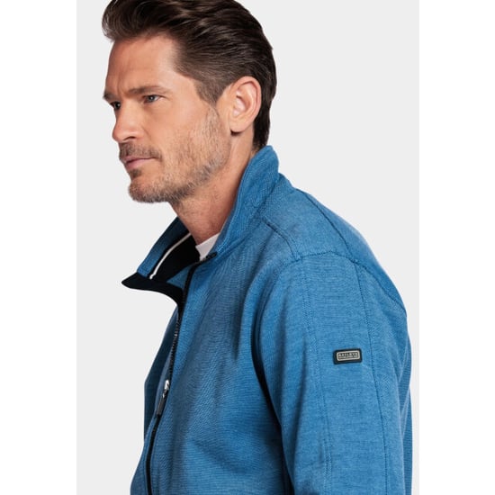 Baileys Vest sweat cardigan zip 2-tone ox 512258/68 - Image 3