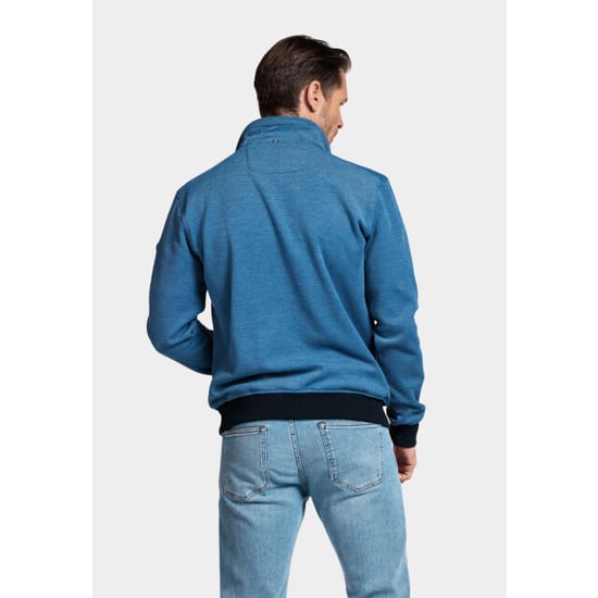 Baileys Vest sweat cardigan zip 2-tone ox 512258/68 - Image 4
