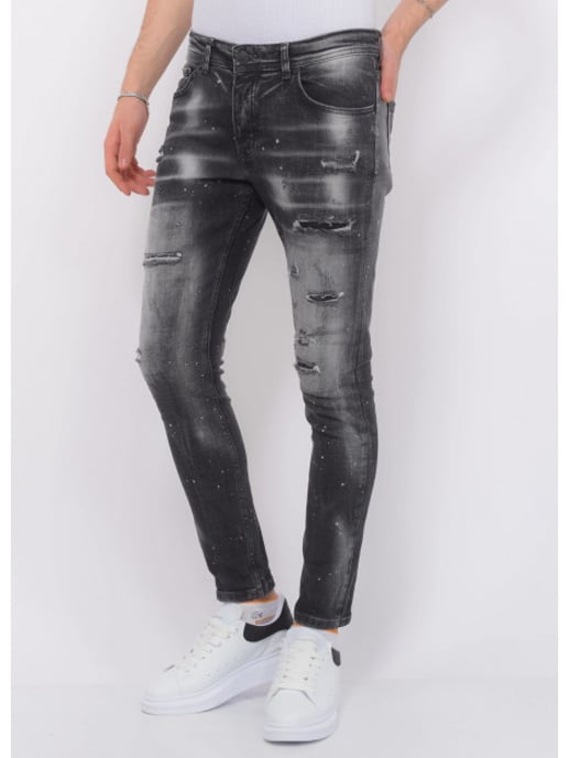 Local Fanatic Distressed jeans stonewash slim fit - Image 2