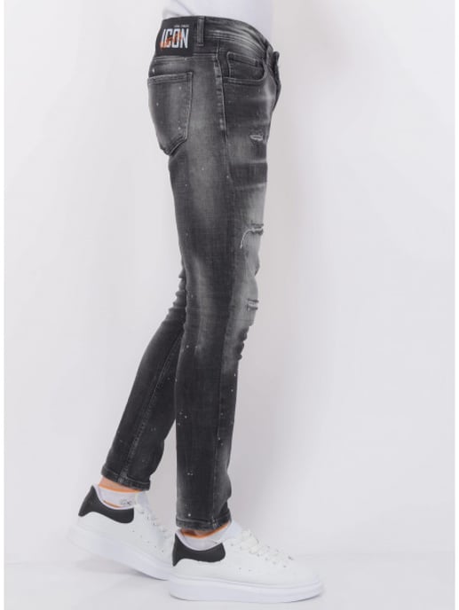 Local Fanatic Distressed jeans stonewash slim fit - Image 4