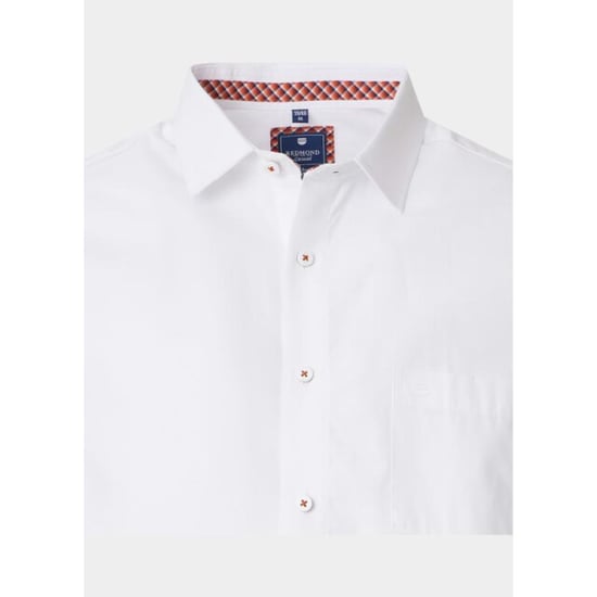 Redmond Overhemd korte mouw heren slub casual 251420990/0 - Image 3