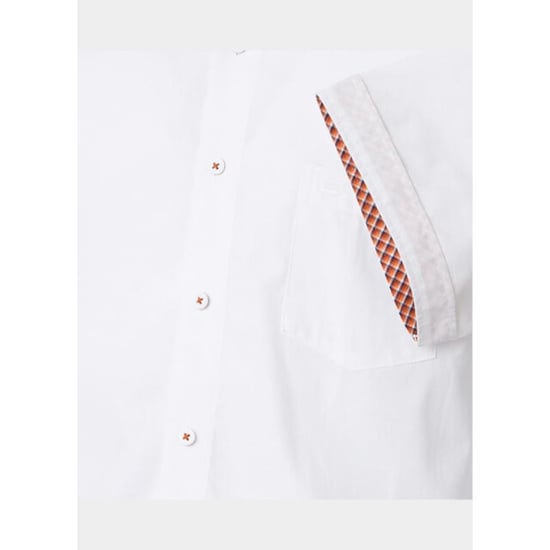 Redmond Overhemd korte mouw heren slub casual 251420990/0 - Image 4