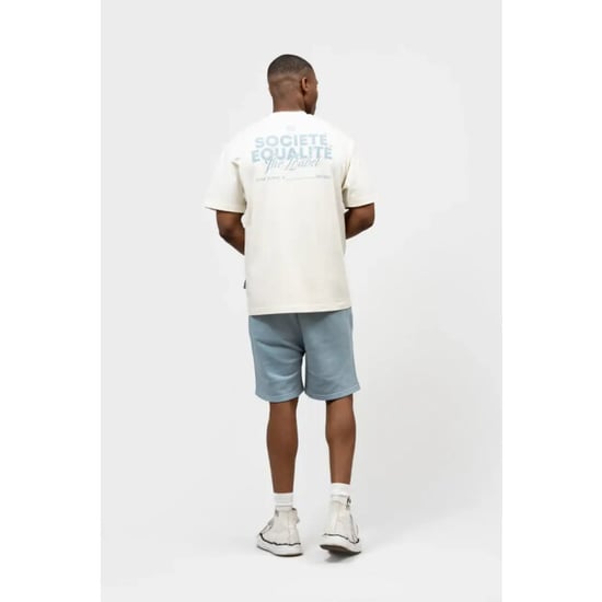 Equalité Equalité societé 2.0 oversized tee light blue off - Image 4