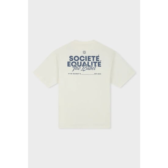 Equalité Equalité societé 2.0 oversized tee navy off - Image 1