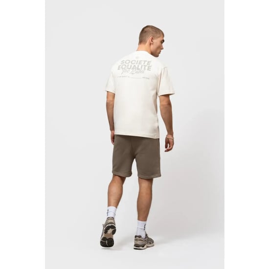 Equalité Equalité societé 2.0 oversized tee taupe off - Image 3