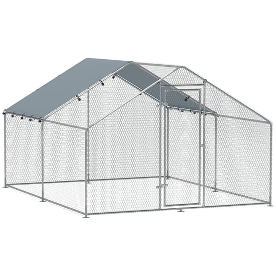 4goodz Kippenren met waterdichte en uv-bestendige hoes 10-15 kippen 3 x 3,4 - Image 1