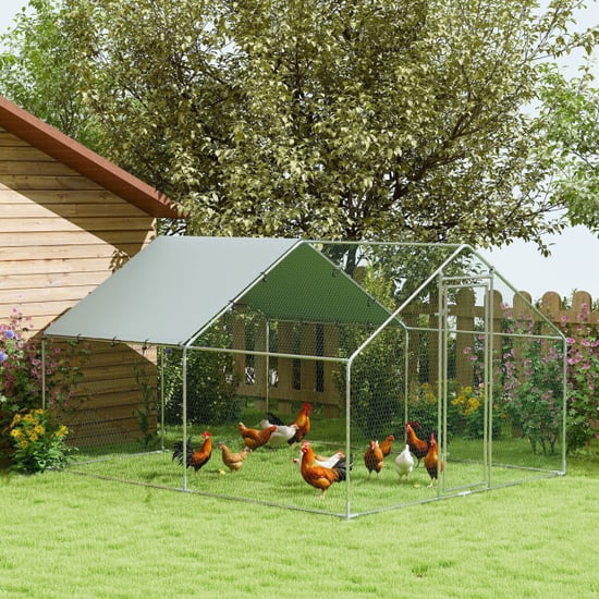 4goodz Kippenren met waterdichte en uv-bestendige hoes 10-15 kippen 3 x 3,4 - Image 6