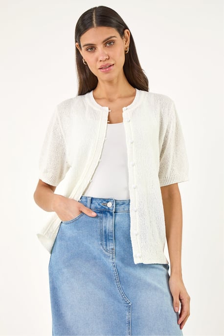 Light Weight Button Knit Cardigan - Image 1