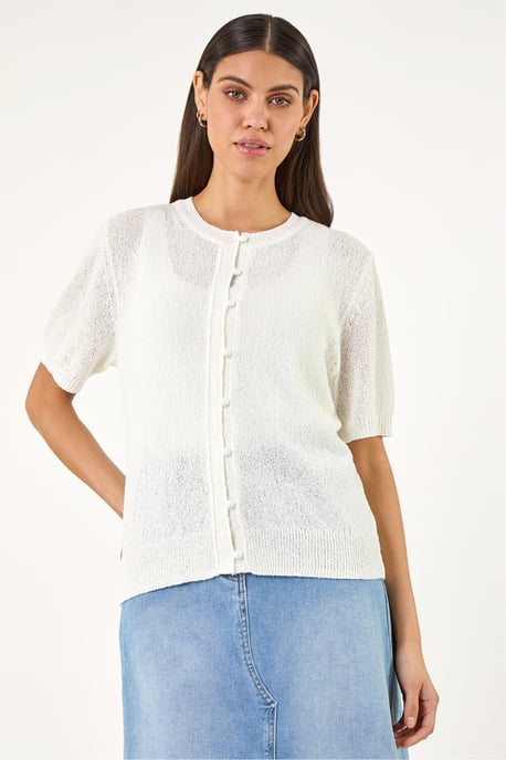 Light Weight Button Knit Cardigan - Image 4