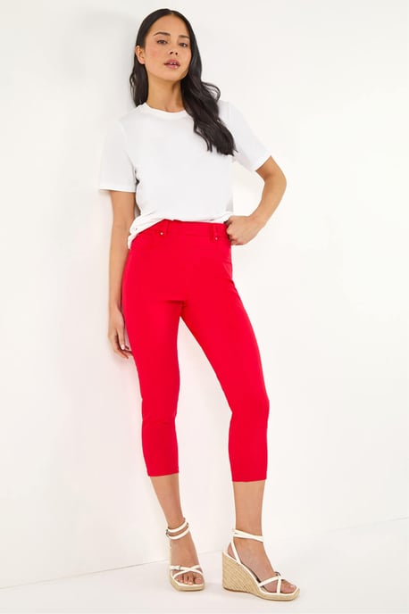 Petite Stretch Crop Denim Jegging - Image 2