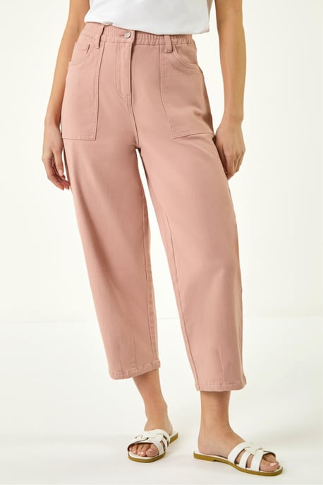 Petite Pocket Front Cropped Jeans - Image 4