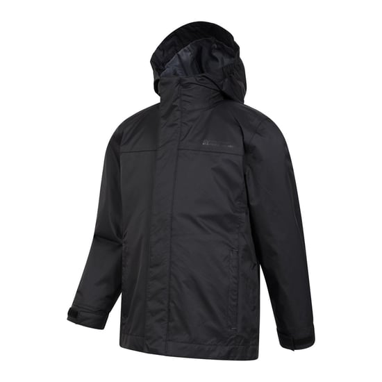 Mountain Warehouse Kinderen/Kinderen Torrent waterdichte jas met getapete naad (Jet Zwart) - Image 3