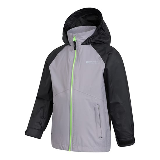 Mountain Warehouse Torrent II vattentät jacka för barn/ungdomar (ljusgrå) - Image 3