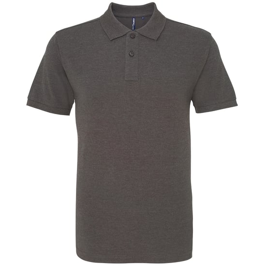 Asquith & Fox Mens Classic Polo Shirt (Charcoal) - Image 1