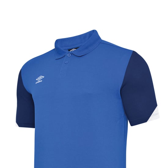 Umbro Kinder/Kinder Total Training Poloshirt (Koningsblauw/Donkerblauw/Navy/Wit) - Image 2