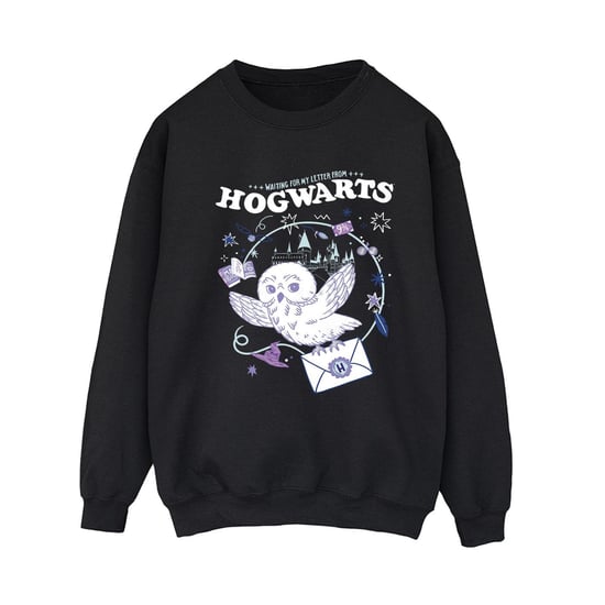 Harry Potter Dames/Dames Uil Brief Van Zweinstein Sweatshirt (Zwart) - Image 1