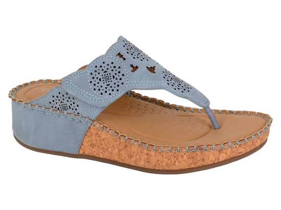 Cipriata Corina Womens Toe-post Sandals Blue - Image 1