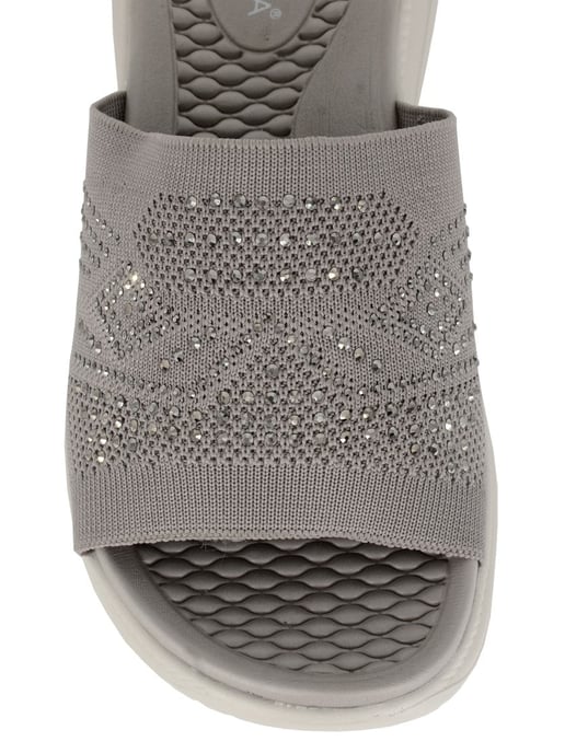 Cipriata Eliana Womens Mules Sandals Grey - Image 2