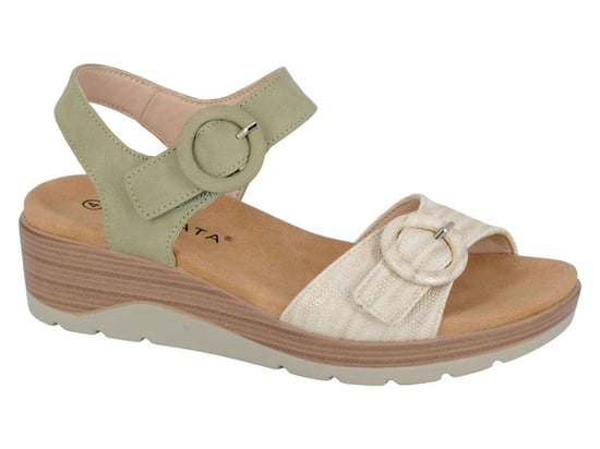 Cipriata Fera Womens Slingback Sandals Green - Image 1