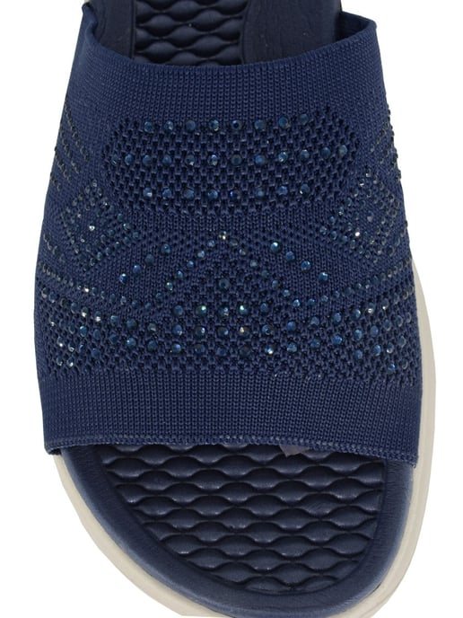 Cipriata Eliana Womens Mules Sandals Navy Blue - Image 3