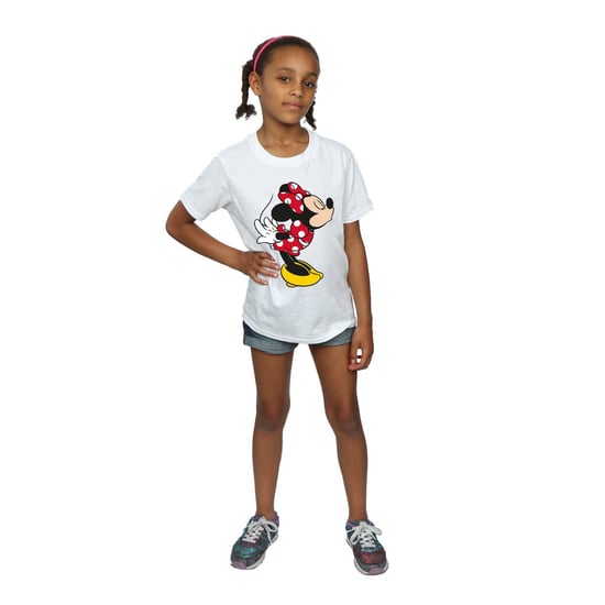 Disney Meisjes Minnie Mouse Split Kiss Katoenen T-Shirt (Wit) - Image 5