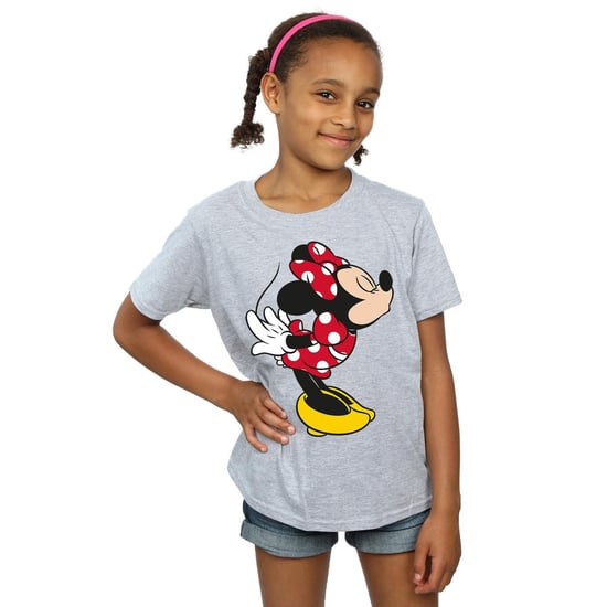 Disney Meisjes Minnie Mouse Split Kiss Katoenen T-Shirt (Sportgrijs) - Image 3