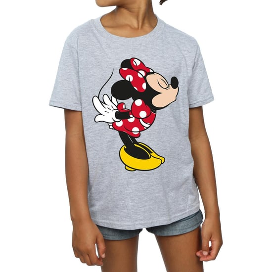 Disney Meisjes Minnie Mouse Split Kiss Katoenen T-Shirt (Sportgrijs) - Image 4