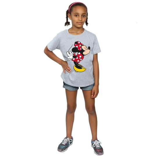 Disney Meisjes Minnie Mouse Split Kiss Katoenen T-Shirt (Sportgrijs) - Image 5