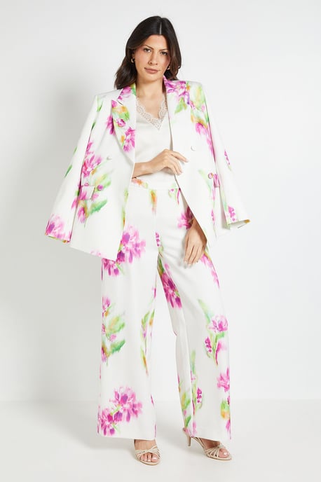 Floral Satin Trouser Coord - Image 1