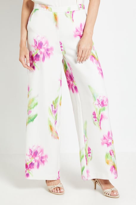 Floral Satin Trouser Coord - Image 2