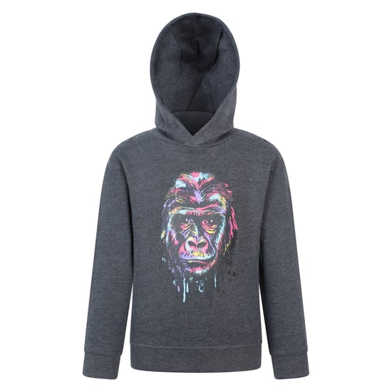 Mountain Warehouse Kinder/Kids Graffiti Gorilla Hoodie (Grijs) - Image 1