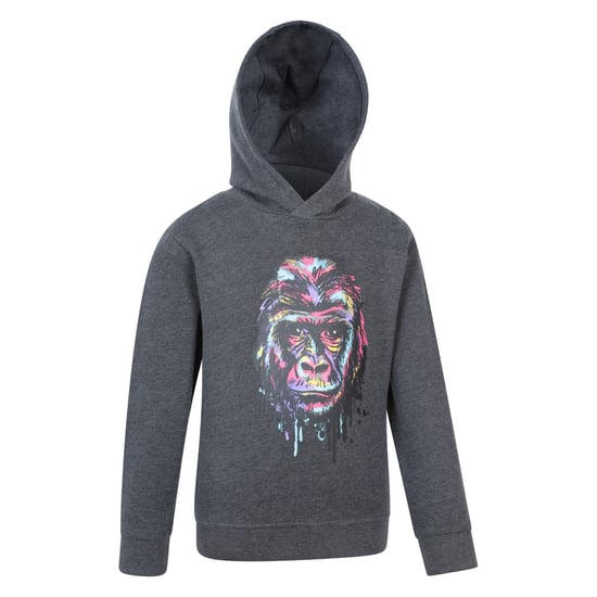 Mountain Warehouse Kinder/Kids Graffiti Gorilla Hoodie (Grijs) - Image 3