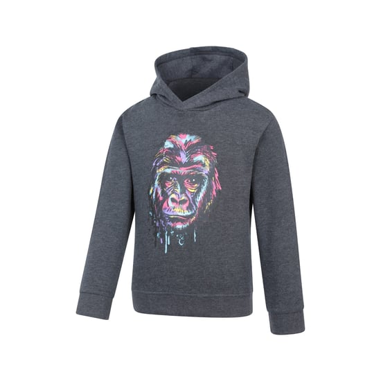 Mountain Warehouse Kinder/Kids Graffiti Gorilla Hoodie (Grijs) - Image 4