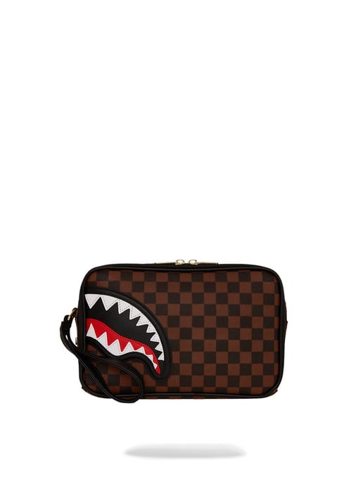 Sprayground Sawtooth Sharks in Paris Toiletry Bag - Image 1