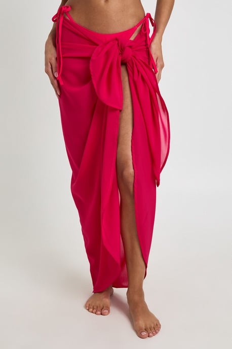 Tie Knot Maxi Beach Sarong - Image 2