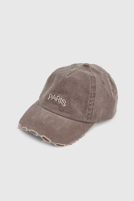 Chocolate Distressed Cap - Image 2