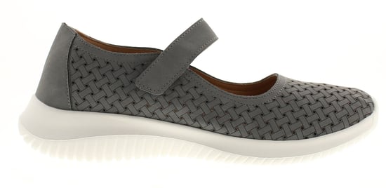 Platino Womens Comfort Sandals Dalia Touch Fastening grey - Image 2