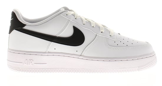 Nike Junior Boys Trainers Air Force 1 Bg Leather Lace Up white black - Image 2