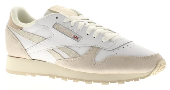 Reebok Mens Trainers Classic Leather Lace Up white - Image 1