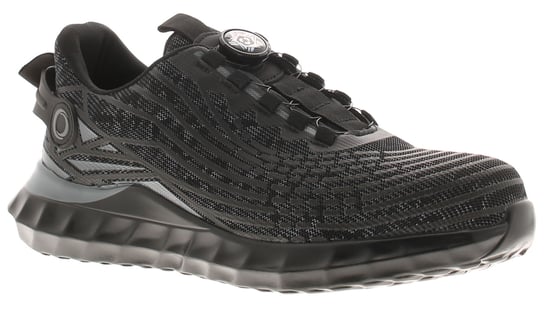 Tradesafe Mens Safety Shoes Trainers Stell Toe Cap Strike black - Image 1