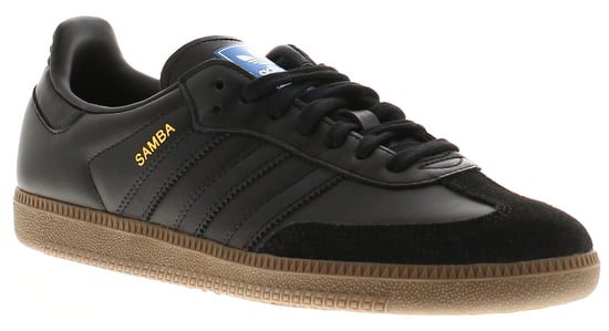 Adidas Originals Womens Trainers Samba OG Leather core black gym - Image 1