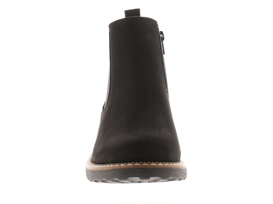Apache Womens Ankle Boots Concise Zip Fastening Chelsea Black - Image 3