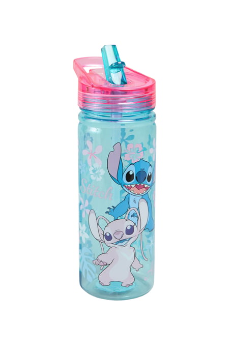 Stitch Childrens Water Bottle blue pink - Image 1